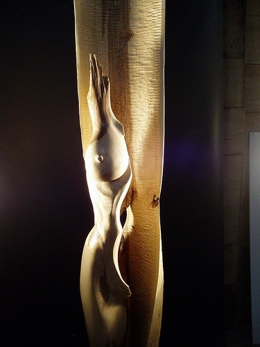 Скульптура под названием "Lisière 2" - Jean-Charles Ferrand, Подлинное произведение искусства, Дерево