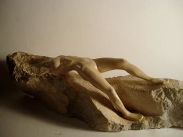 Sculpture titled "Offrande 1" by Jean-Charles Ferrand, Original Artwork, Stone