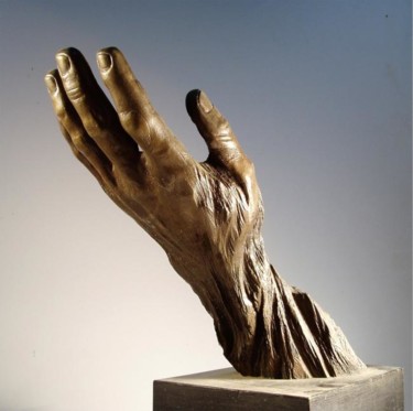 Sculpture intitulée "Main 1" par Jean-Charles Ferrand, Œuvre d'art originale, Métaux