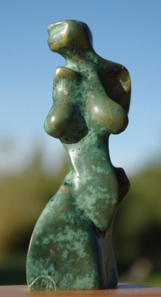 Sculpture titled "Louve 5/8" by Jean-Charles Ferrand, Original Artwork, Metals