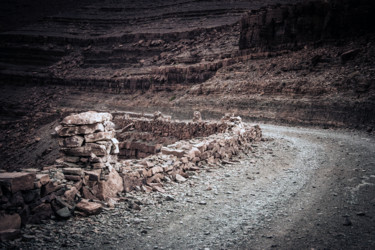 摄影 标题为“Djebel Sagho - Track” 由Jean-Claude Chevrel, 原创艺术品, 非操纵摄影