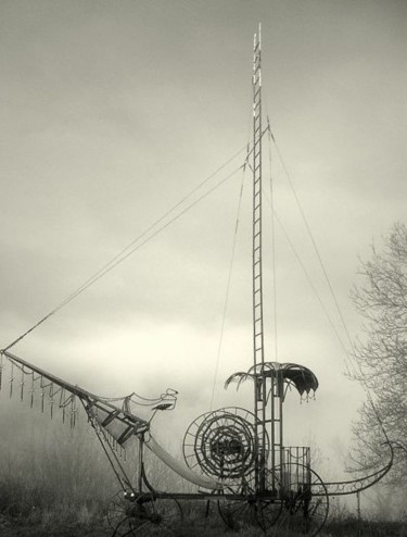 Instalación titulada "Scala céleste" por Jean-Claude Borowiak, Obra de arte original