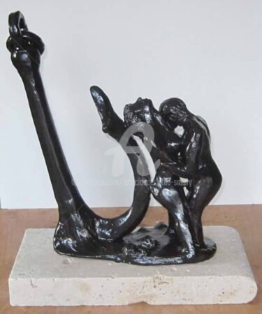 Sculpture intitulée "A L'ANCRE" par Jean Claude Ciutad-Savary, Œuvre d'art originale, Argile