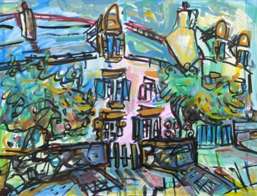 Quiberon 14 Peinture intitulée "Quiberon 14" par Jean-François Groisy, Œuvre d'art originale, Gouache