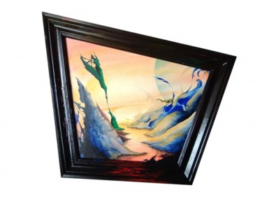 Peinture intitulée "Havre d'âmes" par Jean Gaudet, Œuvre d'art originale