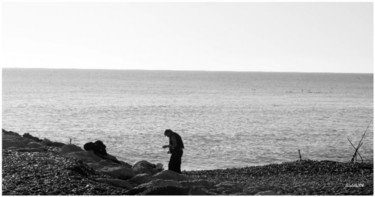 Photographie intitulée "Le pêcheur" par Jeanjeandenice " Jjdn ", Œuvre d'art originale