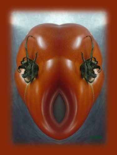 Arts numériques intitulée "Tomato Jack" par Jeanjeandenice " Jjdn ", Œuvre d'art originale