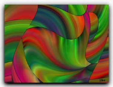 Arts numériques intitulée "Living colours" par Jeanjeandenice " Jjdn ", Œuvre d'art originale, Peinture numérique