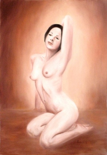 Peinture intitulée "Evanescence" par Jean-Joseph Chevalier, Œuvre d'art originale, Huile