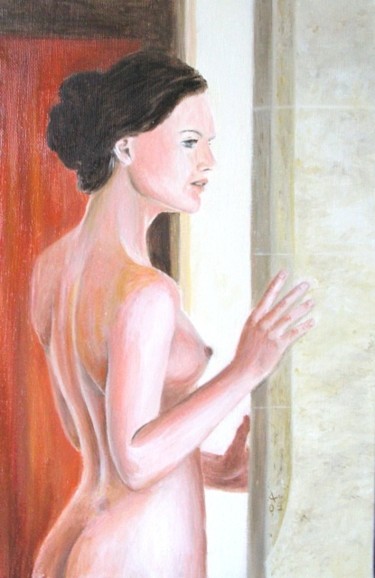 Peinture intitulée "Elégance" par Jean-Joseph Chevalier, Œuvre d'art originale, Huile
