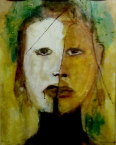 Painting titled "OMO 2" by Jean-Louis Patrice, Original Artwork, Oil