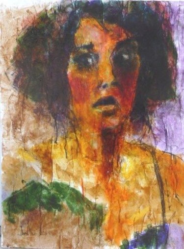 Painting titled "la-chanteuse.jpg" by Jean-Louis Patrice, Original Artwork
