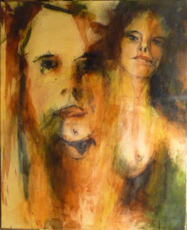 Painting titled "Double Je" by Jean-Louis Patrice, Original Artwork, Other