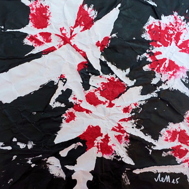 Painting titled "Irruptions 2" by Jean-Luc Le Neindre, Original Artwork, Acrylic