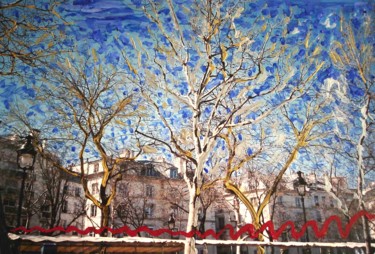 Photographie intitulée "arbres hivernaux" par Jeanluc Et Harry, Œuvre d'art originale