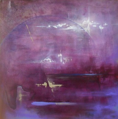 Peinture intitulée "sphère d'energie" par Jean Luc Millogo, Œuvre d'art originale