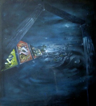 Peinture intitulée "jusqu'au bout du tu…" par Jean Luc Millogo, Œuvre d'art originale