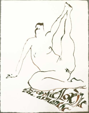 Dessin intitulée ""Acrobatie floresqu…" par Jean Luc Moreau Romain, Œuvre d'art originale, Autre