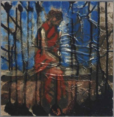 Peinture intitulée "*« Nandinesque de j…" par Jean Luc Moreau Romain, Œuvre d'art originale, Autre