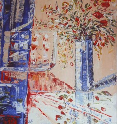 Peinture intitulée "Fleurs 3" par Jean Marcel Reneleau, Œuvre d'art originale