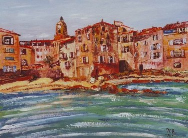Peinture intitulée "St Tropez" par Jean Marcel Reneleau, Œuvre d'art originale