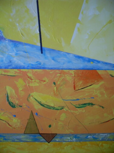 Картина под названием "LUMIERE" - Jean-Marc Gayraud, Подлинное произведение искусства, Акрил Установлен на Деревянная рама д…