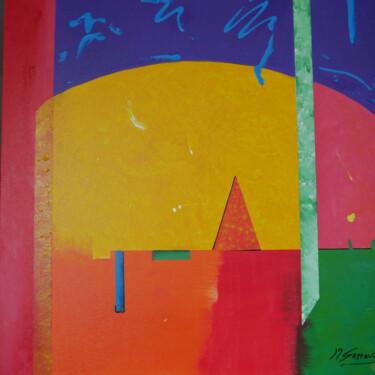 Pintura titulada "L'ARCHE SALVATRICE" por Jean-Marc Gayraud, Obra de arte original, Acrílico Montado en Bastidor de camilla…