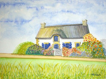 Maison de Bretagne. House of Britain. Painting titled "Maison de Bretagne.…" by Alpha59-Jmpetit-, Original Art, Other