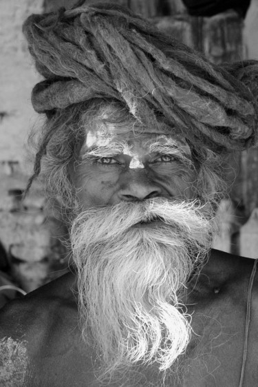 Photographie intitulée "regard Bonhomme - N…" par Jean-Marc Renaudie, Œuvre d'art originale, Photographie numérique