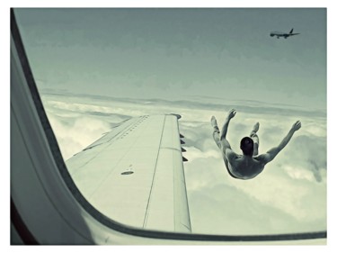 Trip en solo Digitale Künste mit dem Titel "Trip en solo" von Jean-Marie Gitard (Mr STRANGE), Original-Kunstwerk, Foto-Montage