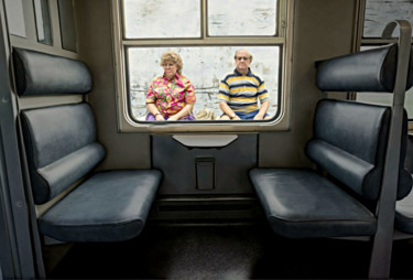 Le Train ne s'arrête pas toujours à Sète... Digitale Künste mit dem Titel "Le Train ne s'arrêt…" von Jean-Marie Gitard (Mr STRANGE), Original-Kunstwerk, Foto-Montage