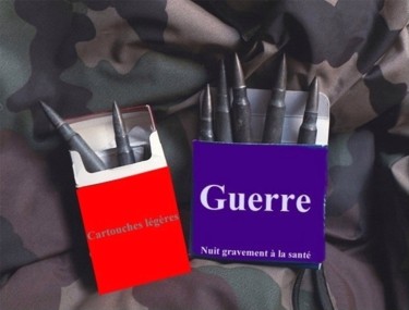 Фотография под названием "Guerre" - Jean Mary Coulon, Подлинное произведение искусства, Пленочная фотография