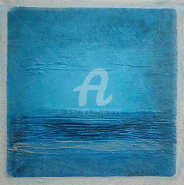Peinture intitulée "blue" par Jean-Marie Renault, Œuvre d'art originale