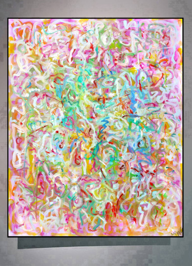 Peinture intitulée "LANGUEUR MONOTONE" par Jean Mirre, Œuvre d'art originale, Huile