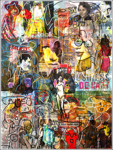 Digital Arts titled "HARMLESS CHERYL" by Jean Mirre, Original Artwork