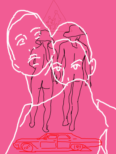 Digital Arts titled "ADAM ET ÈVE" by Jean Mirre, Original Artwork