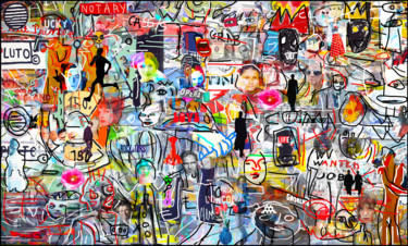 Digital Arts titled "ROCKSTARS" by Jean Mirre, Original Artwork