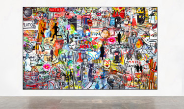 Digital Arts titled ""ROCKSTARS"  on wall" by Jean Mirre, Original Artwork