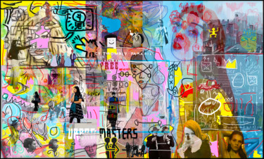 Digitale Kunst getiteld "URBAN MASTERS" door Jean Mirre, Origineel Kunstwerk