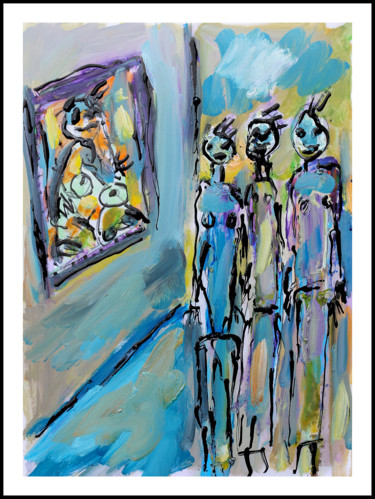 HAUTE COUTURE Peinture intitulée "HAUTE COUTURE" par Jean Mirre, Œuvre d'art originale, Huile