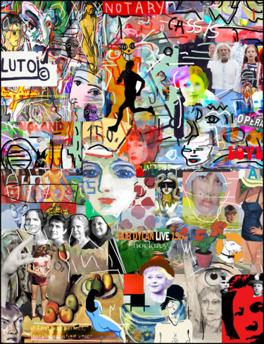 Grafika cyfrowa / sztuka generowana cyfrowo zatytułowany „Run” autorstwa Jean Mirre, Oryginalna praca, Malarstwo cyfrowe