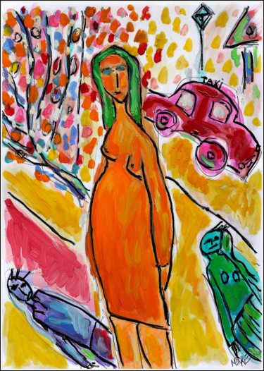 Peinture intitulée "Spring Seduction" par Jean Mirre, Œuvre d'art originale, Huile