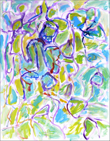 Malarstwo zatytułowany „SKY ABOVE” autorstwa Jean Mirre, Oryginalna praca, Olej
