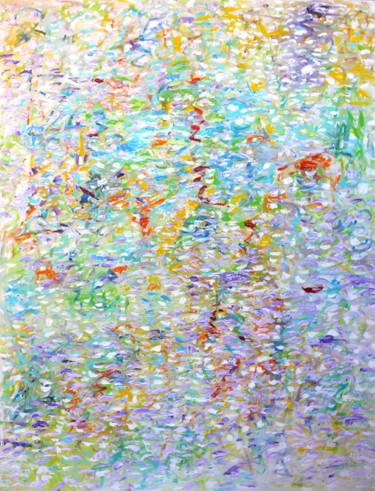 Malerei mit dem Titel "Reflets dans l'eau" von Jean Mirre, Original-Kunstwerk, Öl Auf Keilrahmen aus Holz montiert