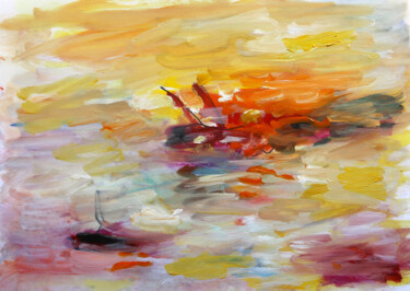 Картина под названием "Small Turner" - Jean Mirre, Подлинное произведение искусства, Масло