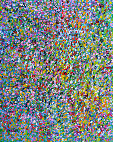 Картина под названием "Source vive" - Jean Mirre, Подлинное произведение искусства, Масло Установлен на Деревянная рама для…