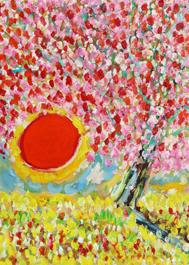 Peinture intitulée "Une si belle planète" par Jean Mirre, Œuvre d'art originale, Huile