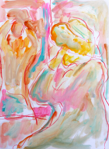 Картина под названием "Essayage" - Jean Mirre, Подлинное произведение искусства, Масло