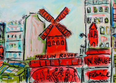 Le-Moulin-Rouge.jpg, Pintura por Krikor Simonian