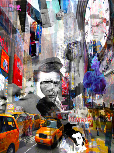 Digitale Kunst mit dem Titel "Kane" von Jean Mirre, Original-Kunstwerk, Fotomontage